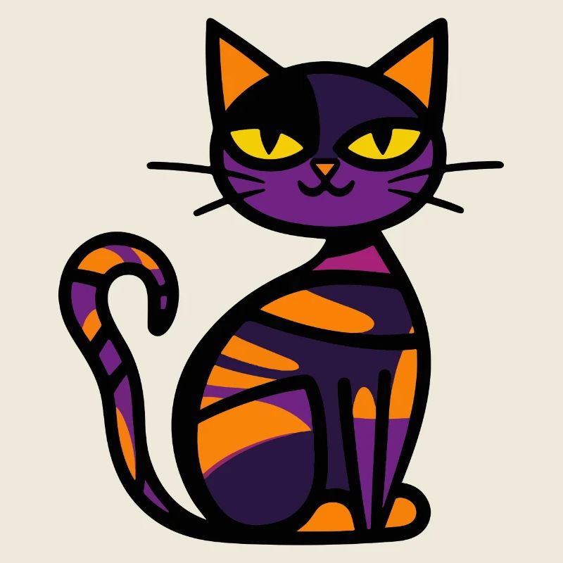 Chat Halloween Bande dessinée Chat