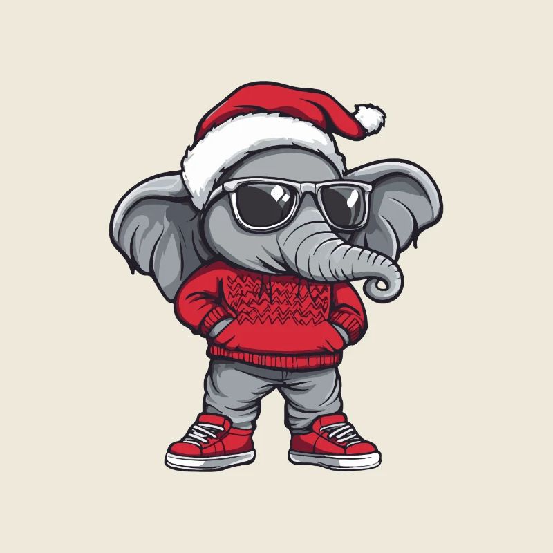 Noël éléphant Noël