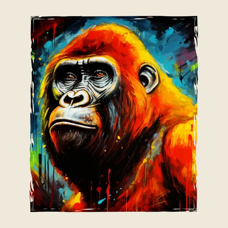 Gorilla Porträt