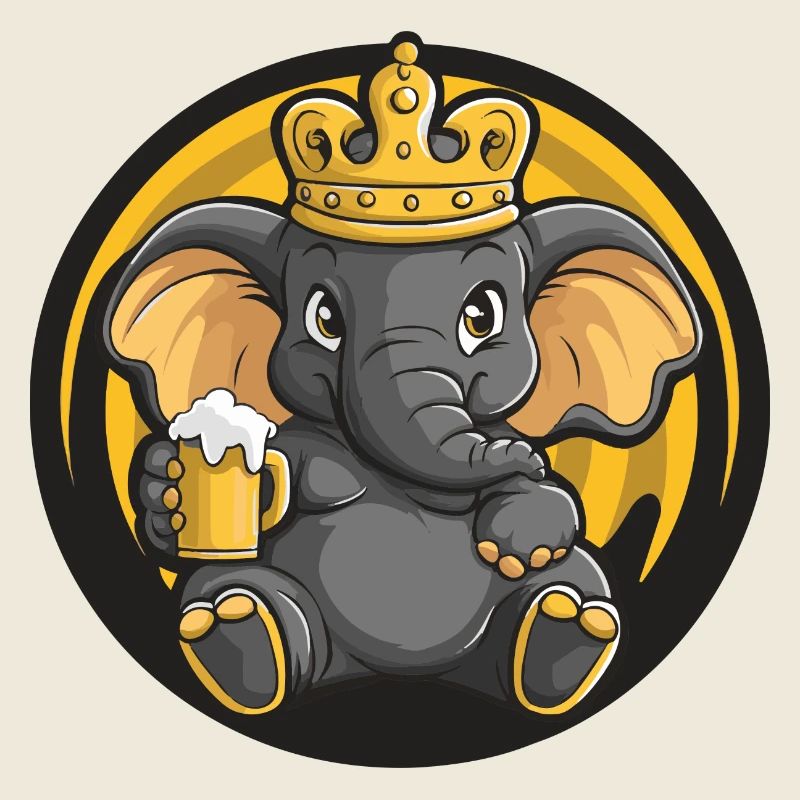 Elefant Bier Comic