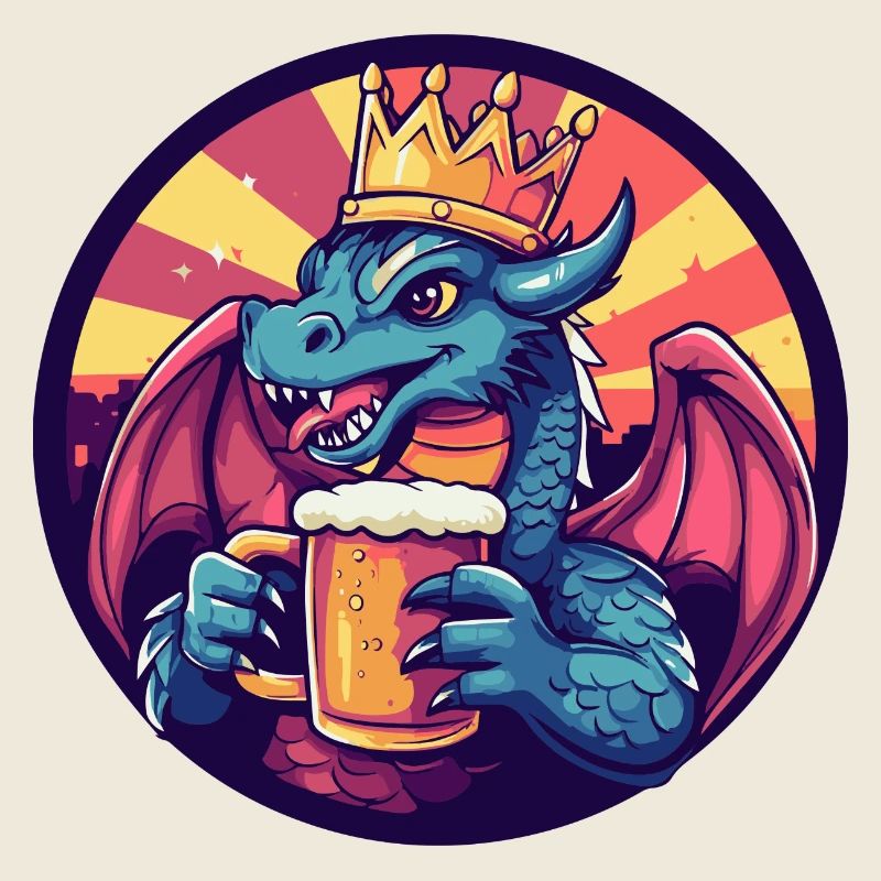Drache Bier Comic