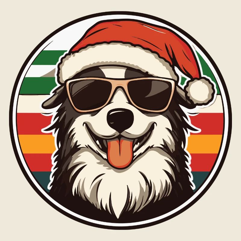 Samojede Hund Weihnachten Cool