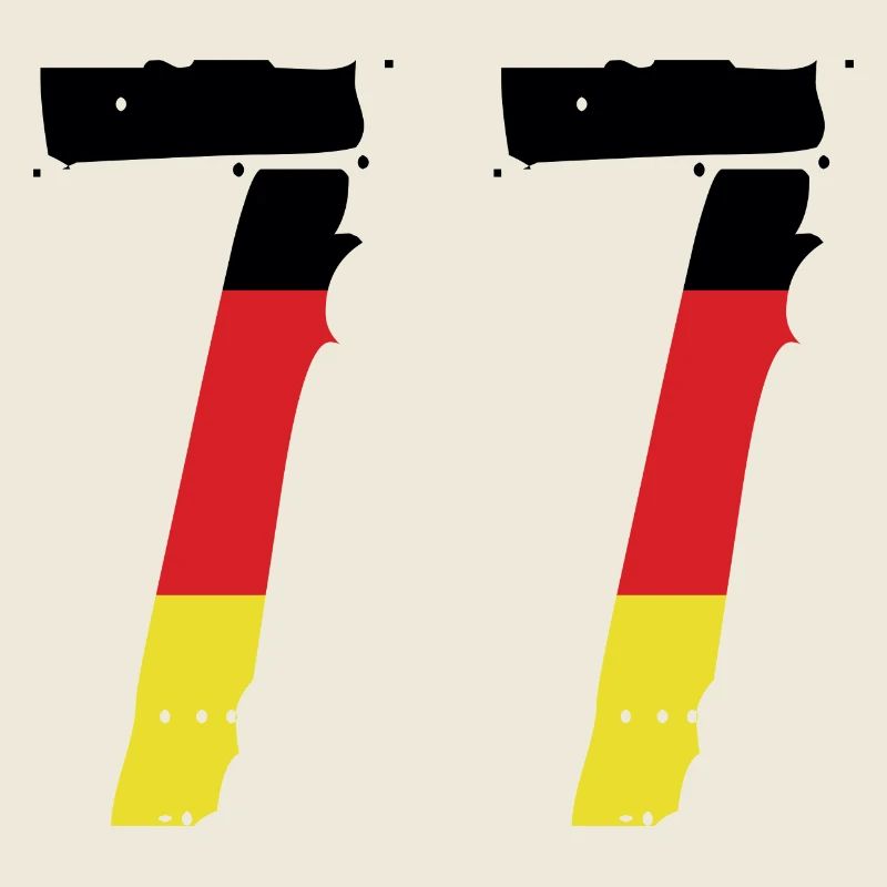 77 Number Germany Jersey