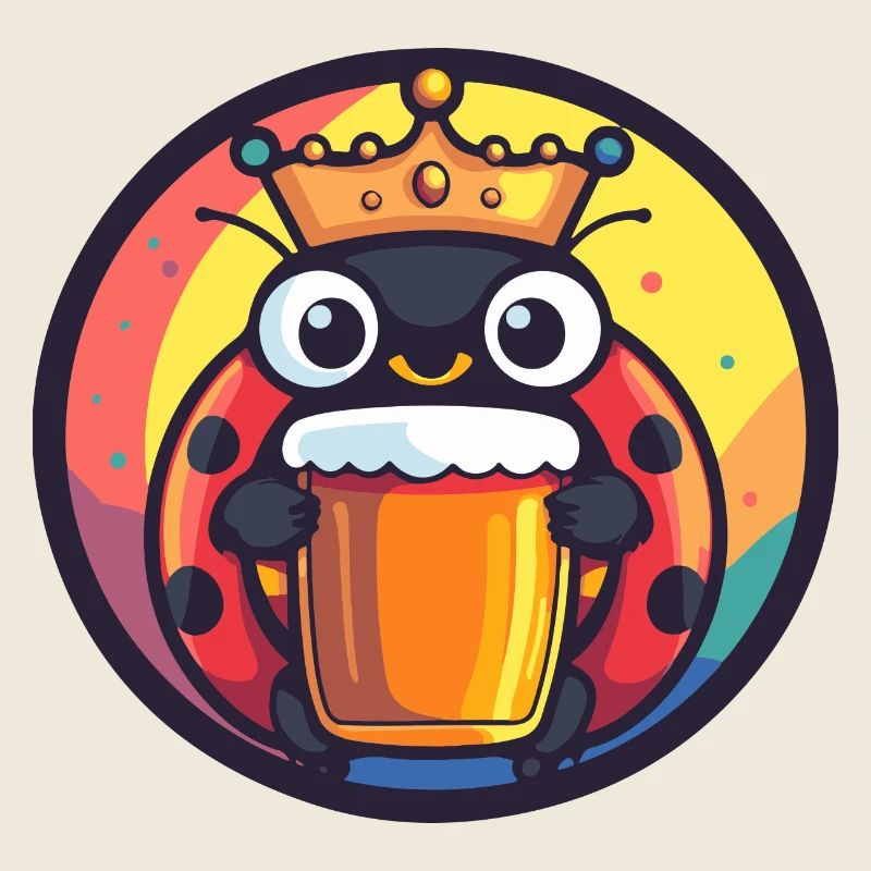 Marienkäfer Bier Comic