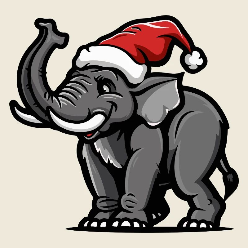 Elefant Mammut Weihnachten