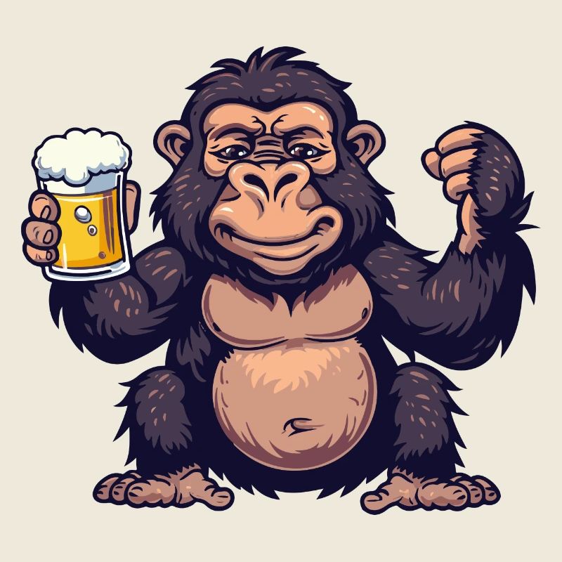 Gorilla Bier Comic Party