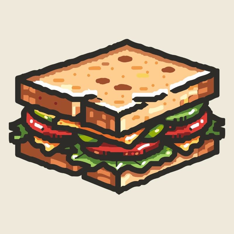 Sandwich Pixel Gamer