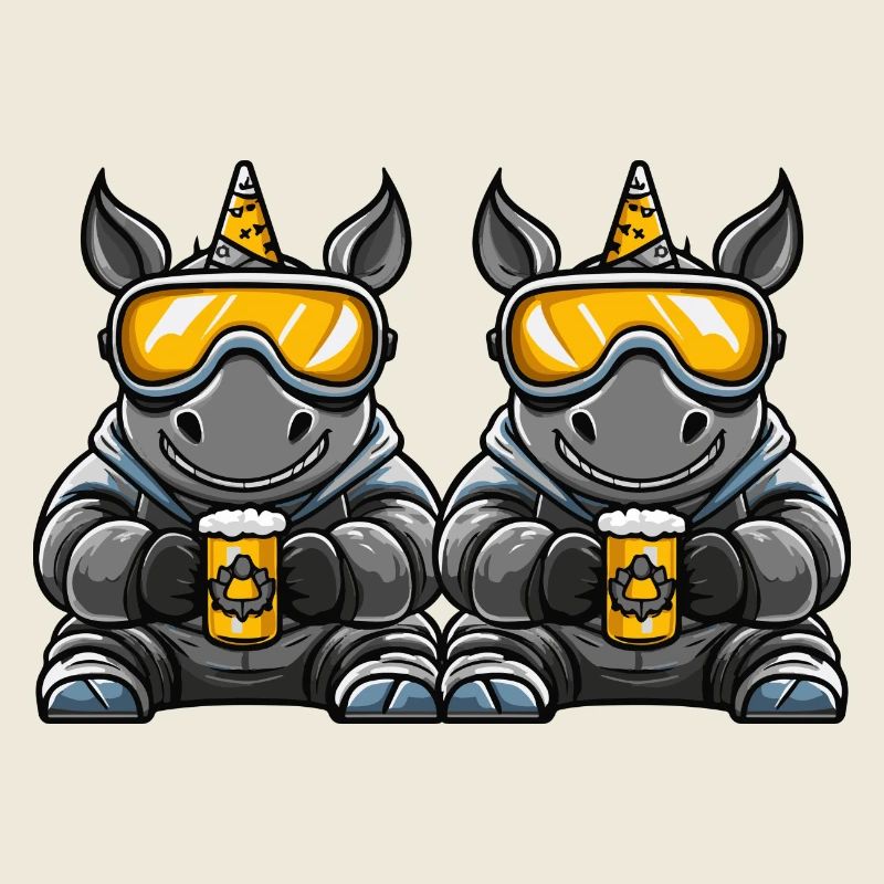 Rhino Ski Team Beer