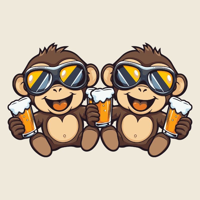 Monkey Ski Team Beer