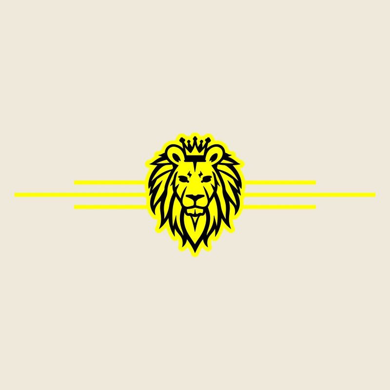 Lion Symbole Roi Couronne