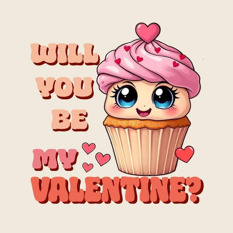 Cupcake - Serez-vous mon Valentin