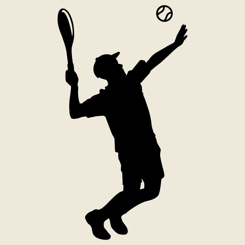 Tennis Player Silhouette