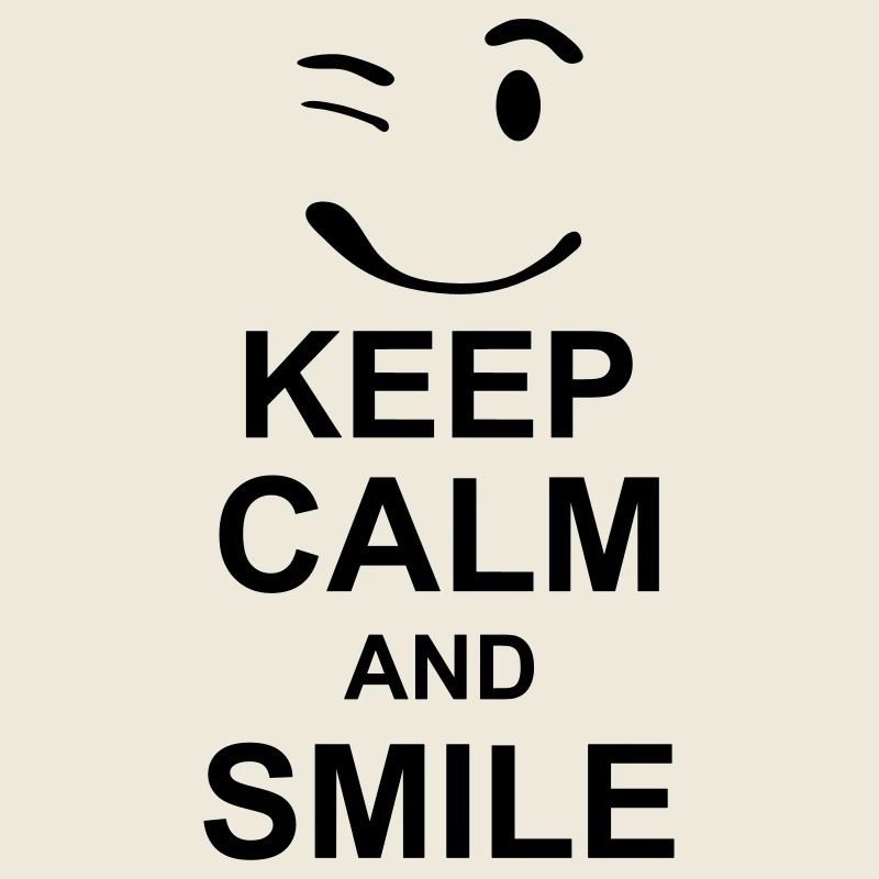 keep calm and smile kg10