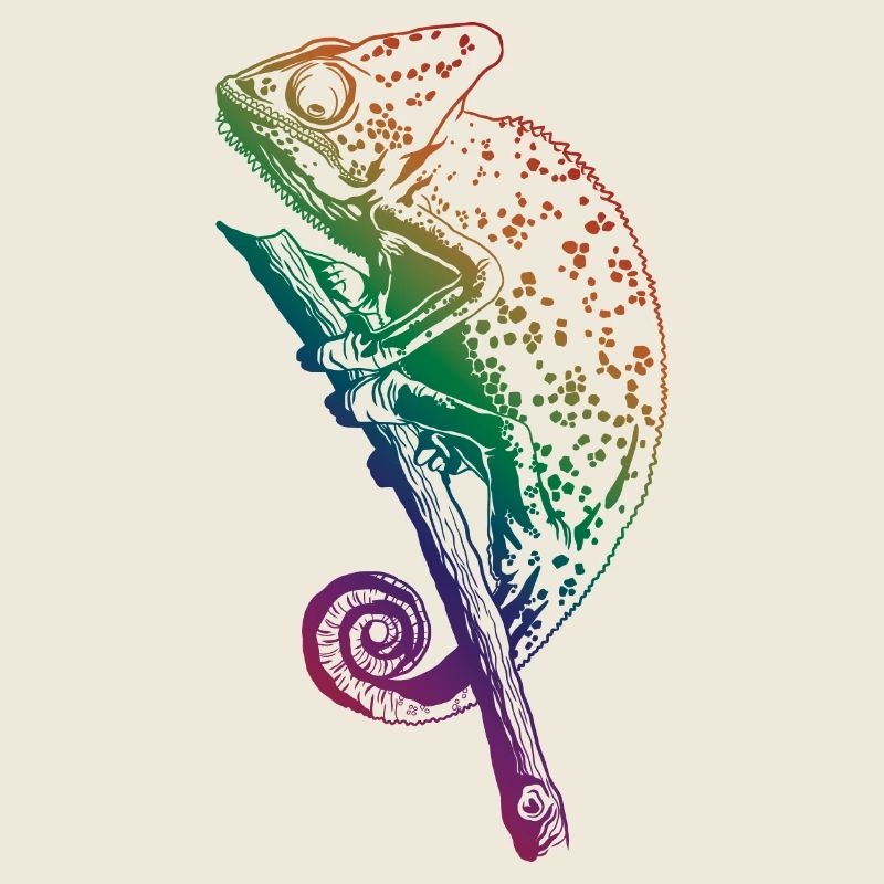 Chameleon Lizard Graphic Reptile Chameleon Lover