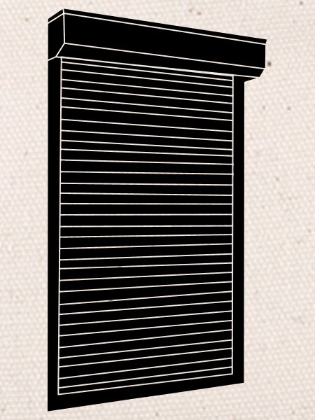 Roller shutter blinds