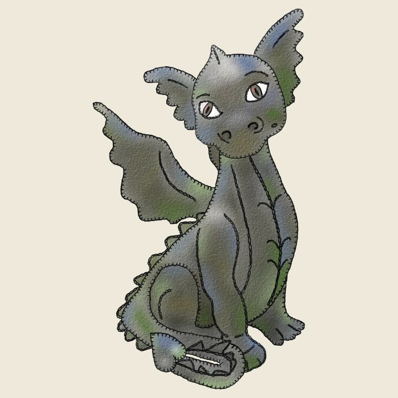 einfacher Drache