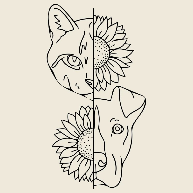 Katze und Hund