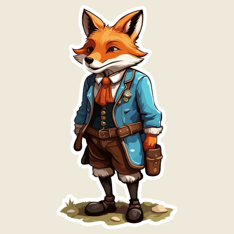 Lederhose / Tier / Tracht / Tradition / Fuchs