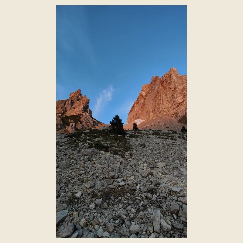 Coucher de soleil Col des Aiguilles