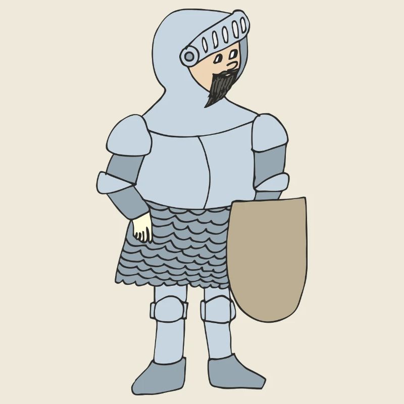 Chevalier de style médiéval