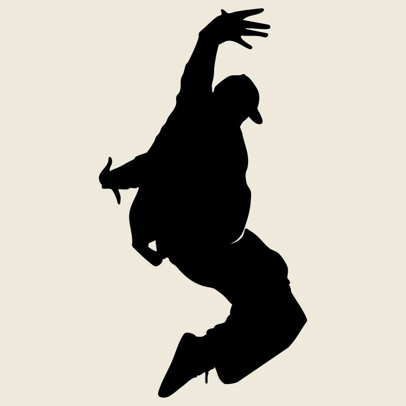 B-Boy Silhouette – Breakdance Freeze