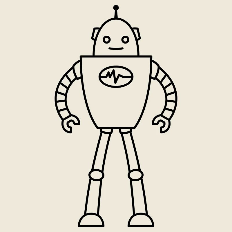 Robots du futur – Chemise de nerd de science-fiction IA