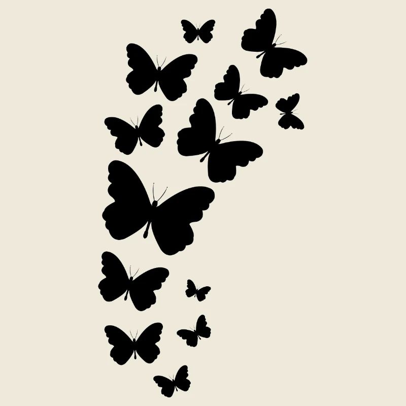 Papillons flottants