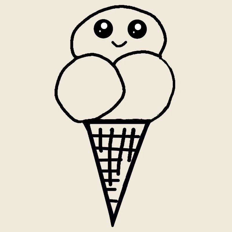 Eis Eiswaffel Eistüte Eiscreme Eiskrem