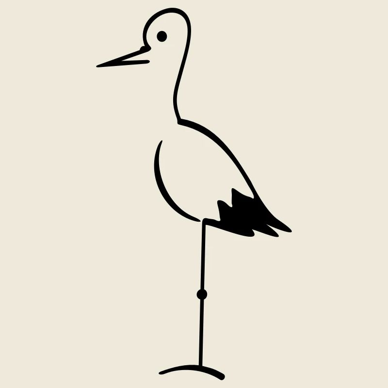 Storch / stork (1c)