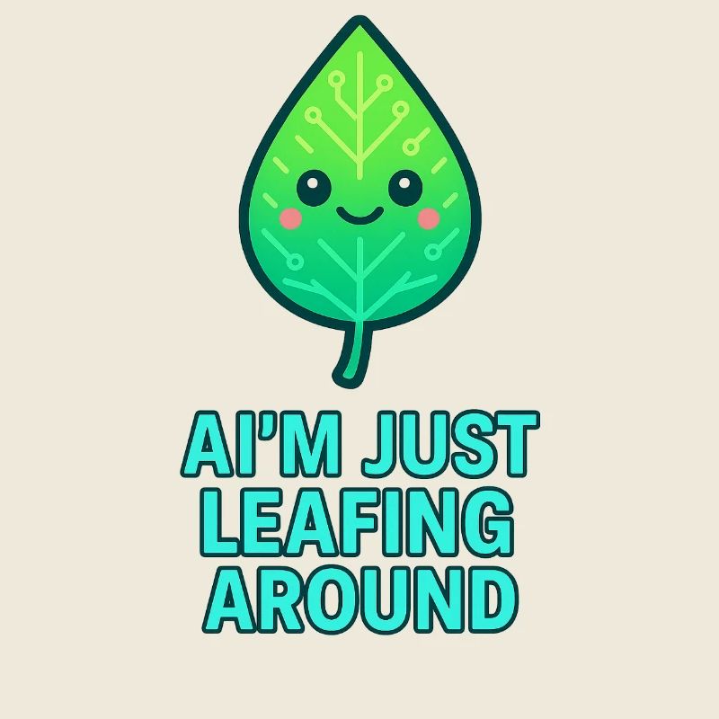 I'm just leafing around – Blattdesign