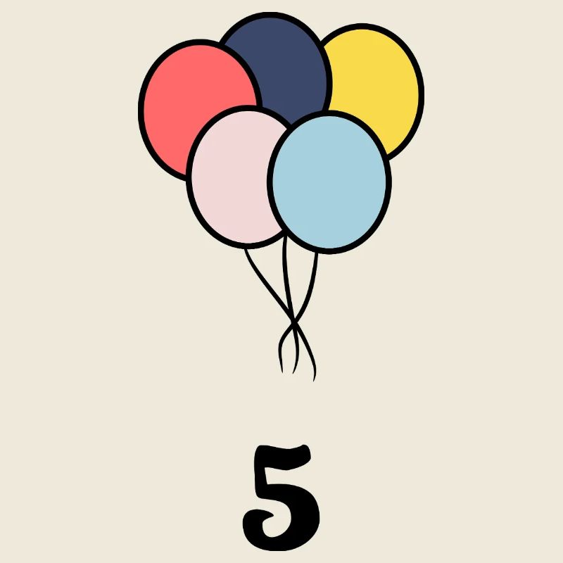 5. JUBILÄUM. 5 JAHRE. 5. JUBILÄUM