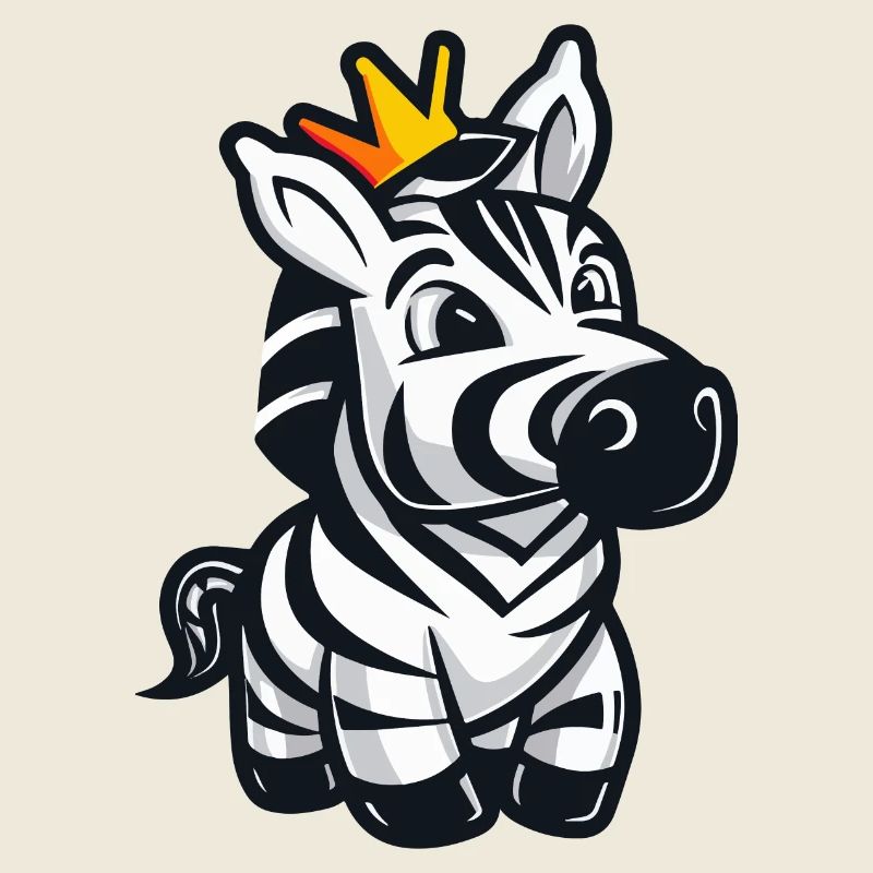 Zebra Comic Krone