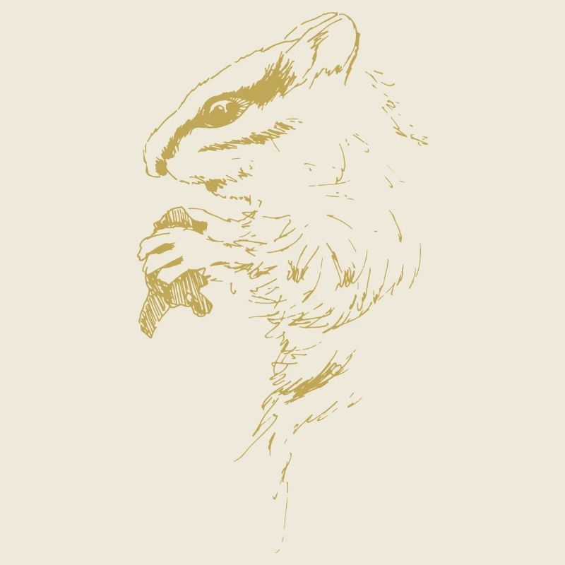 Illustrierte Designs mit Hörnchen