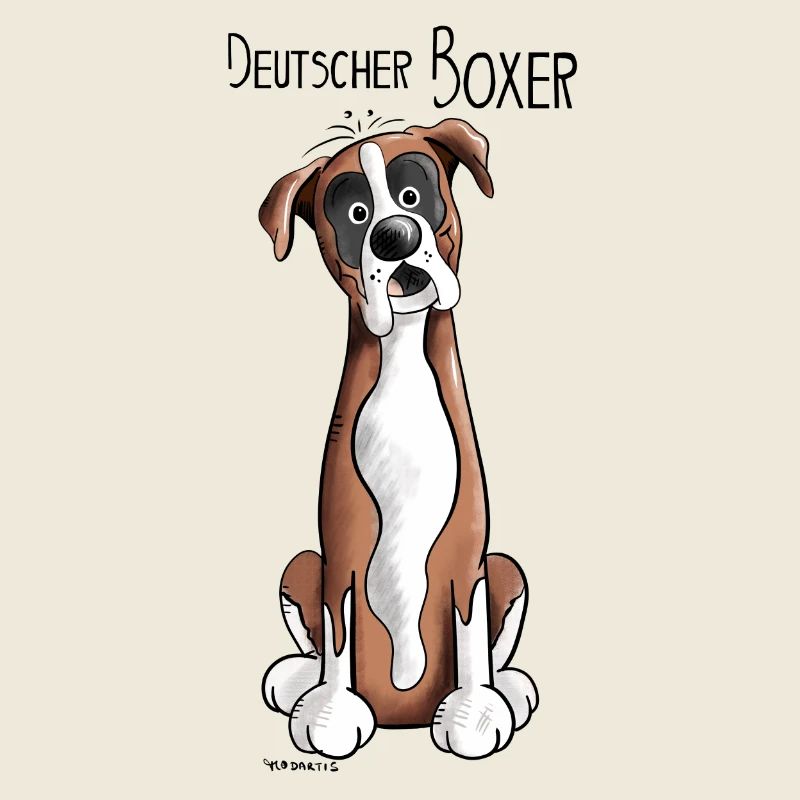 Happy Deutscher Boxer