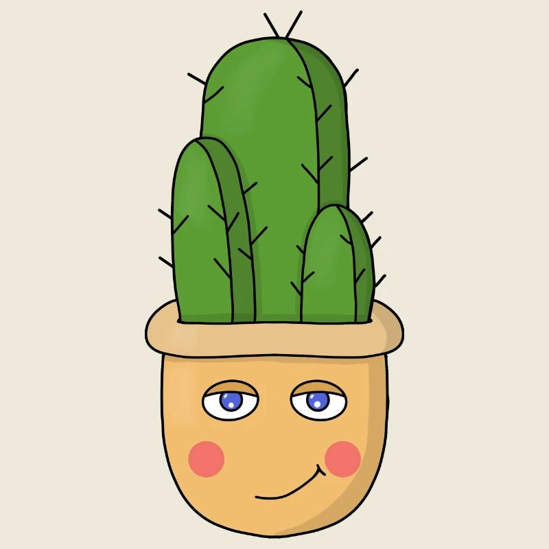 A cute cactus