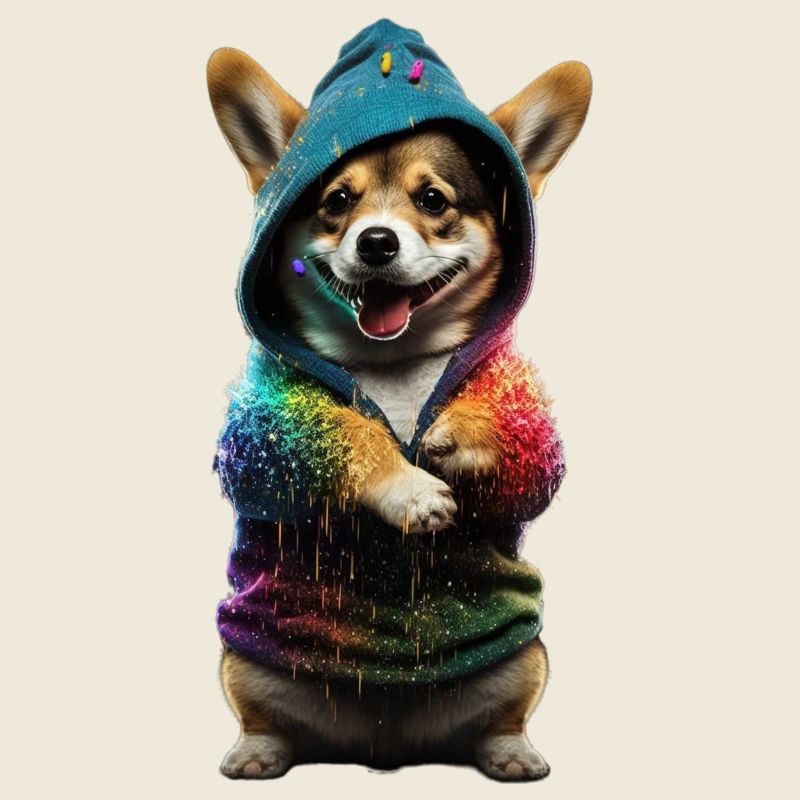 Pup élégant
