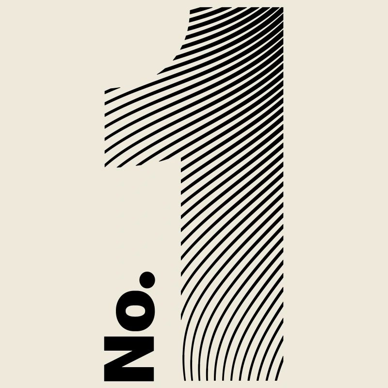 Nummer 1 - Number One Zeichen