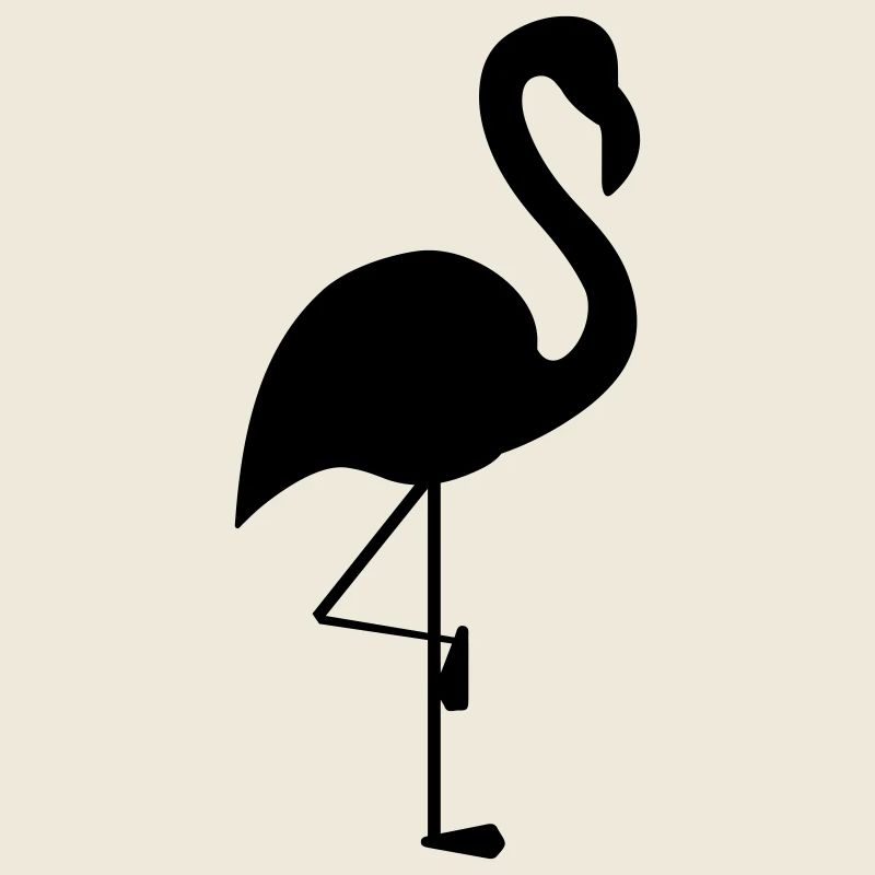 Conception de flamant rose