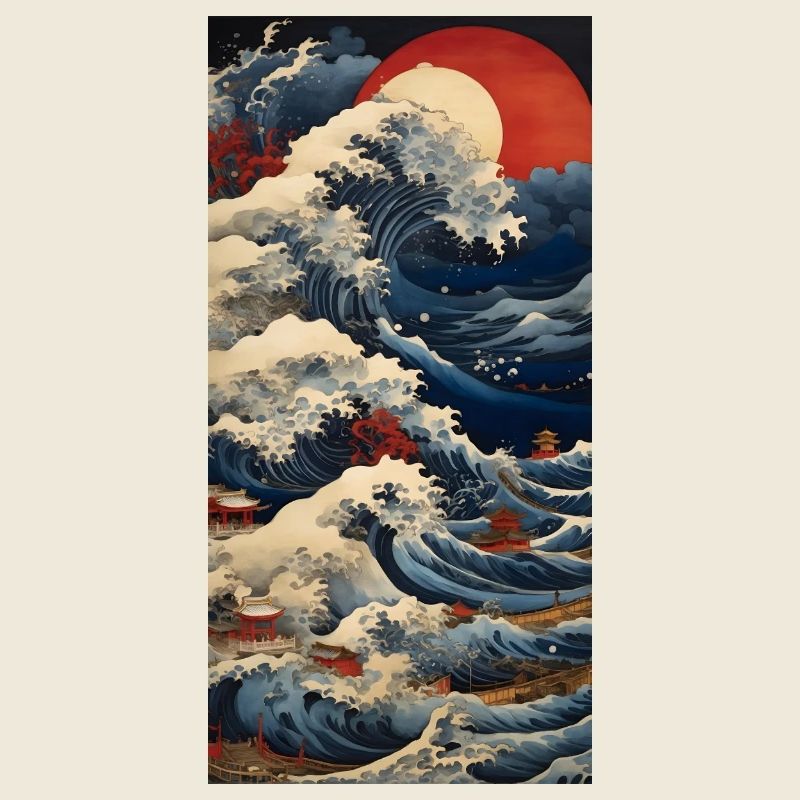 Les vagues et la mer
