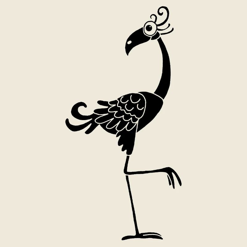 Funny Black Bird
