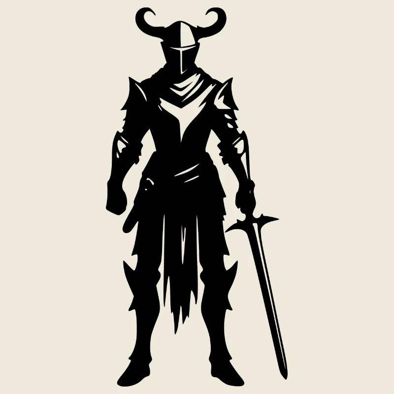 Kampf Ritter mit Schwert