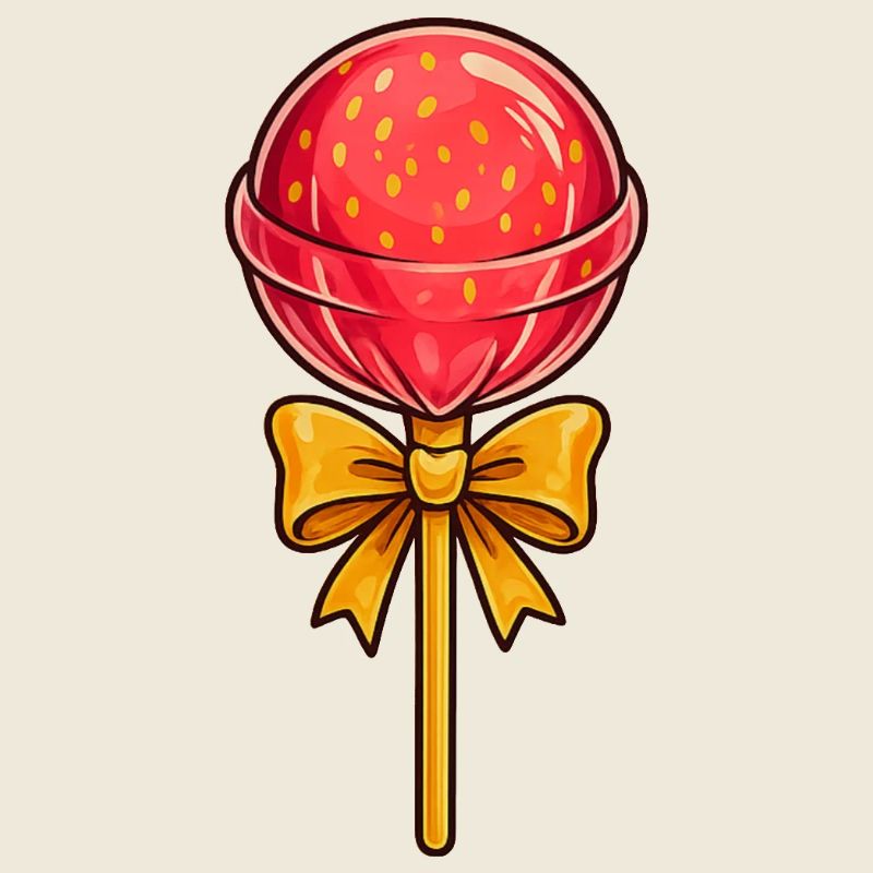 Whimsical Lollipop Bow Design