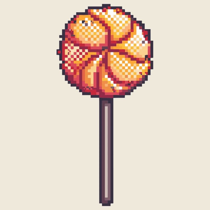 Suces pixel sur un bâton