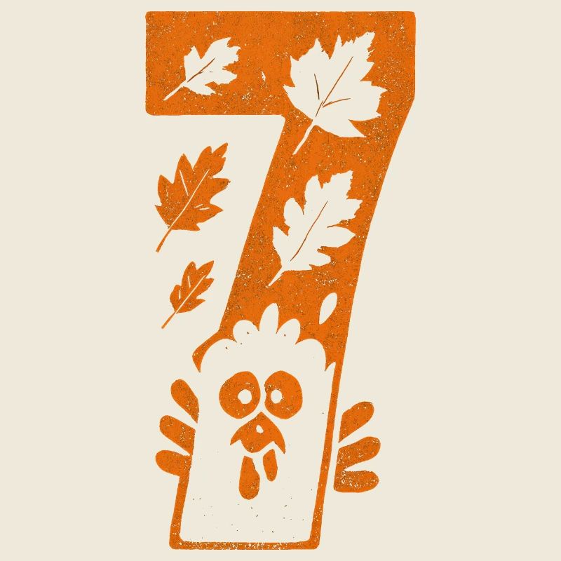 Fun 67 Number 6 7 Matching Thanksgiving Six Seven
