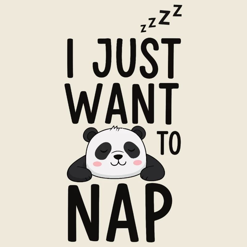 Panda Nickerchen Schlafmodus