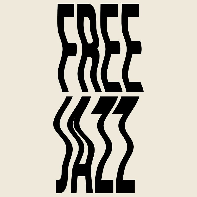 Free Jazz typography bold logo 