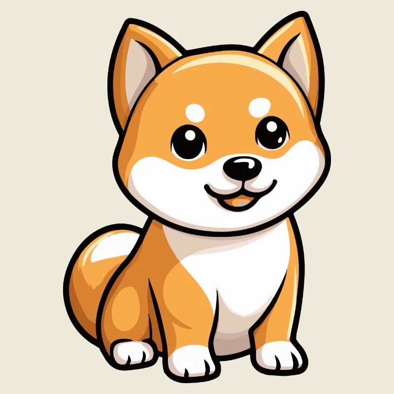Shiba Inu Chien Comique Bébé