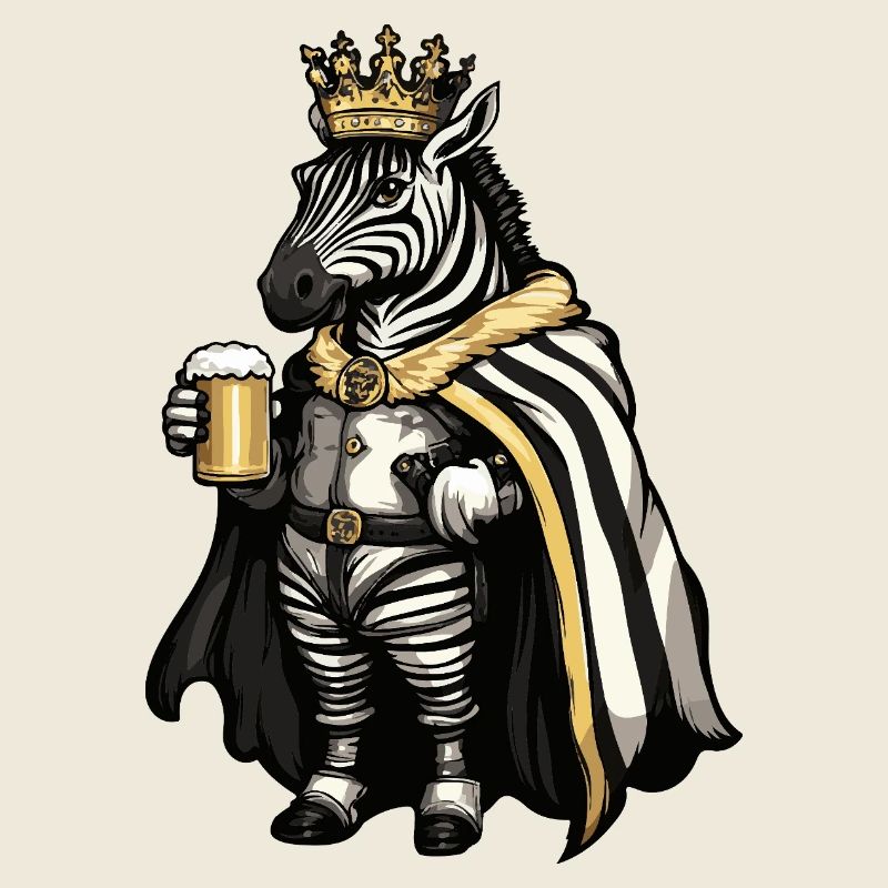 Zebra Bier Lustig