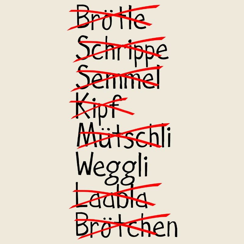 Weggli. Alemannisch Schweizerdeutsch Schwiiz