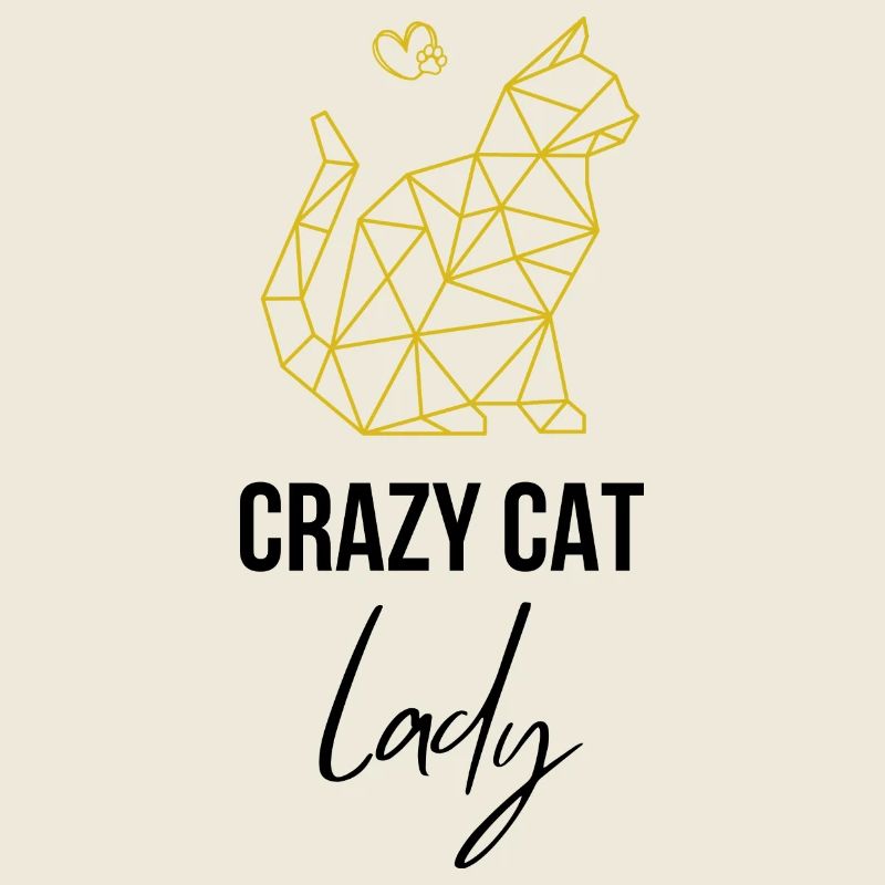Crazy Cat Lady Katzenliebe Cat Katze